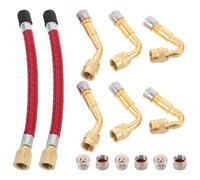 Kisangel Adattatori Valvola per Pompa Bicicletta con Estensibile e Asta Prolunga Design Antiperdite per Gonfiaggio Efficiente Valvole Profonde Accessori Resistenti per Ruote Deep Rim