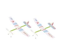 Kisangel Alianti per Bambini Kit Costruzione Aerei in Aeromobili Alimentati da Elastici Giocattoli Educativi per Attività