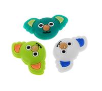 Kisangel Ammortizzatori per Tennis 3 Unitá in Silicone Morbido, Design Simpatico Koala, Assorbimento degli Urti e Riduzione della Fatica del Braccio per Allenamento e Partite Prolungate