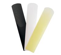 Kisangel Ance per Sassofono in Resina 3 Pezzi Nero Bianco Giallo, Accessori per Strumenti a Fiato, Punta Sottile e Flessibile, Ricambio per Sassofono Contralto, Uso Professionale