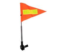 Kisangel Asta Telescopica per Riflettente Golf Sicurezza e Visibilità per Golf Cart Biciclette e Carrozzine e Facile Installazione