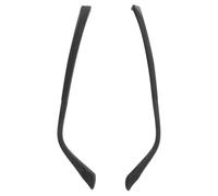 Kisangel Aste per Occhiali Nere, Tempio Sostitutivo Comodo Design Aerodinamico e Processo Galvanizzato, Accessori la Riparazione e Protezione Montatura, Set da 1 Paio per Uso Quotidiano