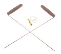 Kisangel Bacchette Da Rabdomante in Rame Autentico, Strumenti Portatili Per Ricerca Di Acqua Ed Energia, Metal Detector Per Caccia Ai Tesori, Per Archeologia e Rilievi