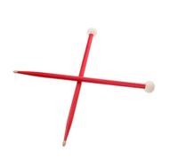 Kisangel Bacchette Doppia Punta Acero con Teste Rosso Mallets per Timpani e Rullante Strumenti Percussione Multifunzione Accessori Completi per Batteristi