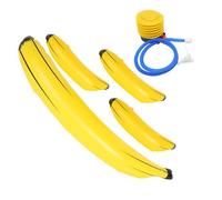Kisangel Banana Gonfiabile PVC per Luau Hawaii Decorazione per Piscina e Bar Giochi Interattivi e Addobbi Festival Estivi