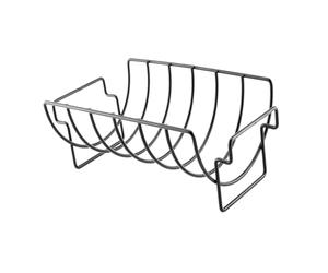 Kisangel Barbecue Grill Outdoor Nero Resistente BBQ Supporto per Carne e Pollo Ripiano Barbecue Solido per Pranzi all Aperto