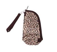 Kisangel Borsa Isolante Per Latte Materno Corda Sospensione, Materiale Isolante, 25x8 Cm, Adatta Per Seggiolini e Passeggini, Stampa Leopardata