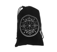 Kisangel Borsa per Tarocchi Morbida Sacchetto per Carte Magiche Custodia per Organizzazione e Conservazione Pouch per Divinazione e Gioielli