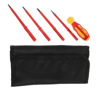 Kisangel Cacciaviti Isolati per Elettricista Cacciavite Taglio e Croce Antiscivolo Strumenti Elettrici Sicuri per Uso Domestico e Riparazioni Kit Resistente e Protetto da Scosse Elettriche