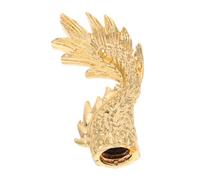 Kisangel Canne da Rabdomanzia Rame con Testa di Drago Dorata Strumenti per La Ricerca di Tesori Sepolti e Rilevazione Fantasmi Accessori per Divinazione e Feng Shui