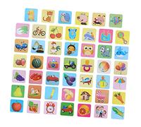 Kisangel Carte Cognitive Visive Colorate per Mesi Carte Stimolo Visivo con Design Opaco per Protezione Occhi e Sviluppo Cognitivo Gioco Educativo per Memoria e Creatività