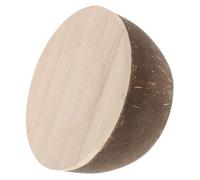 Kisangel Cassa Di Risonanza in Cocco Per Banhu Erhu Accessorio Per Musicisti Tradizionale Parte Di Strumento Acustico Ciotola Di Risonanza Materiale Naturale Per Miglioramento Del Suono