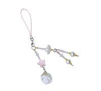 Kisangel Catena Phone Charm in Perle e Laccetto Porta Cellulare Fresco Accessorio Versatile per Telefono Borsa e Chiavi Design Bohemien Resistente e Unisex