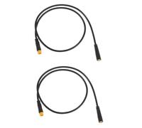 Kisangel Cavo di Prolunga Elettrico 3 Pin Connettore Maschio Femmina 2 Pezzi per Strisce LED e Barca Materiale Abs Lega Compatibile per Uso Esterno e Domestico