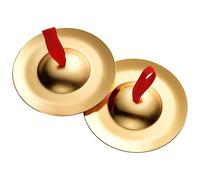Kisangel Cembali a Dita in Rame, 1 Paio, per Bambini, Suono Chiaro e Nitido, Strumento a Percussione per Danza del Ventre e Apprendimento Musicale