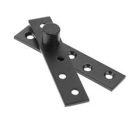 Kisangel Cerniera Girevole a 360 Gradi Per Porta Nascosta in Acciaio Inox, Cerniera Pivot Rotante Per Mobili, Dimensione Media, Installazione Facile Per Porte Di Vari Spessori