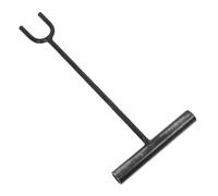 Kisangel Chiave per Valvola Contatore Acqua Gancio a T, Stelo lungo 30 Cm in Ferro Resistente, Utensile per Chiusura Rapida Valvole Gas e Riscaldamento, Strumento Multiuso per Impianti