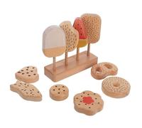 Kisangel Cibo Per Cucina Gelato In Legno Gelato Giocattolo Di Finzione Cucina Giocattolo Gelateria Cibo Decorazioni Per Feste Giocattoli