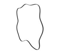 Kisangel Cinghia Asciugatrice in Gomma Resistente per Riparazione Tamburo Installazione Facile e Riduzione Rumore Compatibile con Vari Modelli di Asciugatrici