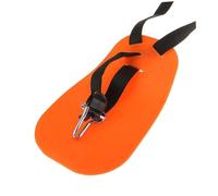 Kisangel Cinghia Doppia Spalla Regolabile per Decespugliatore Arancione con Cintura Imbottita per Uso Confortevole e Resistente Adatta per Tagliaerba e Pruner da Giardino