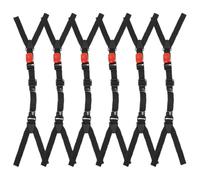 Kisangel Cinturini per Casco di Sicurezza Regolabili per Mento, Accessori per Caschi da Lavoro Edili con Fibbia a Sgancio Rapido, Set da 6 Pezzi Resistenti ai Raggi UV per Protezione