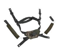 Kisangel Cinturino per Casco da Costruzione Regolabile in Fibra Resistente con Mentoniera Nera, Accessorio Sostitutivo per Casco di Sicurezza da Lavoro in Cantiere