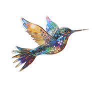 Kisangel Ciondolo Colibrì suncatcher della Finestra del Colibrì Uccelli di Sole Catcher acchiappasole Colibrì vetrata con Appeso acchiappasole Finestra Interna Acrilico