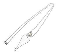 Kisangel Ciondolo Mini Bottiglia in Vetro Trasparente Collana Decorativa Da Appendere Piccolo Ciondolo Forma Di Bottiglia Barattolo in Miniatura Per Appendere