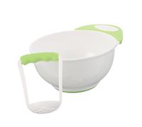 Kisangel Ciotola Schiacciapappe per Base Antiscivolo Portatile per Triturare e Servire Alimenti e Facile per Viaggi e Allaperto