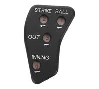 Kisangel Clicker Arbitro Baseball Manuale a 4 Ruote, Contatore Portatile per Lanci e Punteggio, Resistente alle Intemperie, Facile Lettura, Adatto per Partite e Allenamenti Outdoor