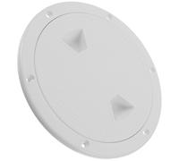 Kisangel Coperchio Boccaporto Rotondo da 6 Pollici Antiscivolo in Plastica Resistente all’Usura per Yacht e Kayak, Copertura per Foro di Ispezione Installazione Facile per attività