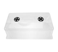 Kisangel Coperchio per Vassoio Clone e Cassetta Giardinaggio, Cupola di Germinazione Trasparente in Plastica Spessa, Isolamento Termico e Bilanciamento umidità per Coltivazione Piante