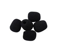 Kisangel Copertura Antivento Microfono Lavalier Schiuma 10 Pezzi, Parabrezza Piccolo 10 Mm, Protezione Antivento Per Microfono Lavalier a Clip, Adatta Per Registrazioni e Studi Audio