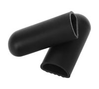 Kisangel Copertura Design Silicone Pezzi e Antiscivolo per 2 Protettiva Nero Piedi, Elegante e Resistente Sicuro Cavalletto Supporto Scooter Elettrico per Parcheggio
