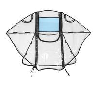 Kisangel Copertura Pioggia Passeggino Antivento Traspirante con Finestra Trasparente Protezione Polvere per Telo Antipioggia per Passeggini e Carrozzina Facile da Montare e Resistente alle