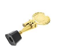 Kisangel Coppa Premio in Plastica Pp Design a Spiga di Grano Dorata, Portatile e Facile da Mantenere, Premio per Competizioni Sportive e Feste di Squadra