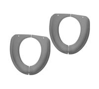Kisangel Copriwater Morbido in Plastico 2pezzi Coprisedile Wc Portatile per Adulti e Facile per Bagno in Hotel e Viaggi