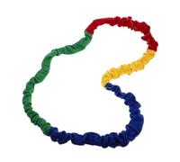 Kisangel Corda Elastica per Giochi All'aperto Bambini 3 M Elastico per Attività di Gruppo Coordinazione Motoria e Movimento Dinamico Giochi Cooperativi per 3-5 Bambini
