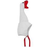 Kisangel Cosplay Goose Hat Copricapo in bianco, leggero e comodo, in PP cotton e tessuto, per feste e carnevali divertenti