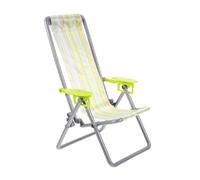Kisangel da Spiaggia Miniaturizzata per Casa delle Decorazione per Micro Lounge da Spiaggia e Strisce Giallo Verdi