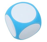 Kisangel Dadi in Schiuma 4 Pollici Vuoti Per Giochi Fai-da-te e Attività Educative, Accessori Portatili Per Feste, Scuola e Contesto Familiare