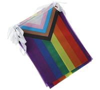 Kisangel Decorazione Bandiera Arcobaleno Decorazione Arcobaleno Bandiera Dell'Orgoglio Bisessuale Striscioni Con Bandiera Arcobaleno Decorazione Gay Pride Bandierine Bandiera Gay