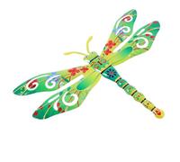 Kisangel Decorazioni Murali Arredamento di Grandi Dimensioni Decorazione del Giardino All'aperto Parete Muro Sospeso Libellula Ala Arte del Giardino Decorazione Murale Verde Ferro da Stiro
