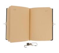 Kisangel Diario Notebook con Lucchetto, Personal Journal, Carta, Portatile, per Studenti e Impiegati, per Schizzi, Disegni e Poesia Stili multipli