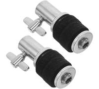 Kisangel Frizione Hi-hat per Batteria in Metallo, Set da 2 Pezzi Meccanismo di Bloccaggio Stabile per Charleston, Accessorio Compatibile per Supporti Hi-hat Professionali per