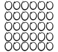 Kisangel Ganci per Tende in Plastica 30 Pezzi Accessori a Forma di C per Tende Romane e Parasole Clip Resistenti per Eventi, Balcone e Campeggio all'Aperto