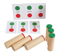 Kisangel Giocattoli in Legno Per Educazione All'udito Contenitore Per Abbinamento Vocale e Strumenti Musicali Sonori Per Ragazzo Ragazza Piccoli Per Migliorare Le Capacità Motorie Sottili c