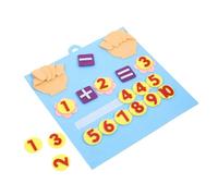 Kisangel Giocattolo Educativo Matematica in Tessuto Non Tessuto Gioco Didattico per Addizione e Sottrazione Tavola Portatile Sicura e Resistente per Bimbi Piccoli