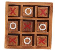 Kisangel Gioco a Tris in Legno Scacchi Interattivi Per Ragazzo Ragazza Giocattoli Di Legno Educativi Per Sviluppo Manuale e Visivo Regalo Per Ragazzo