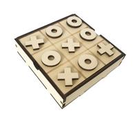 Kisangel Gioco da Tavolo in Legno Toe Strategico per Anni Puzzle Educativo per Sviluppo Osservazione e Pensiero Critico Completo in Scatola di Legno